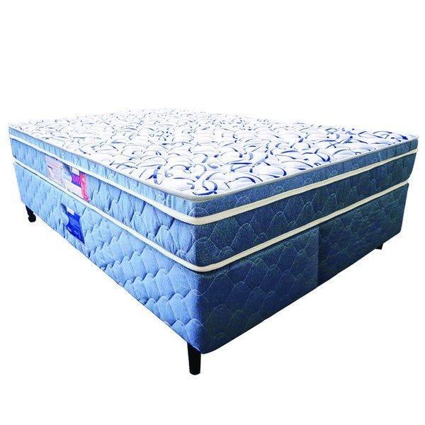 Cama Box + Colchão Netsono Euro Queen  One Face D45 158x198x5