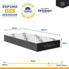 Cama Box + Colchão Ortobom De Espuma D33 Airtech 100 + Auxili