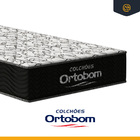 Cama Box + Colchão Ortobom De Espuma D45 Airtech 150 + Auxili