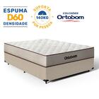 Cama Box + Colchão Ortobom De Espuma D60 Double Face Force Dr