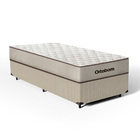Cama Box + Colchão Ortobom De Espuma D60 Force Dream Solteiro