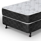 Cama Box + Colchão Solteiro Castor Espuma D23 Sleep Max 58 Cm