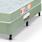 Cama Box + Colchão Solteiro Castor Espuma D33 Sleep Max 58cm