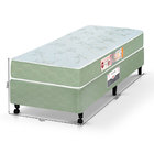 Cama Box + Colchão Solteiro Castor Espuma D33 Sleep Max 58cm