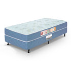 Cama Box + Colchão Solteiro Castor Espuma D45 Sleep Max 18cm