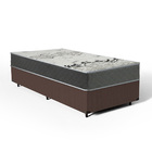 Cama Box + Colchão Solteiro King  D33 Iso 3000 Gazin 96x203x5
