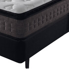 Cama Box + Colchão Solteiro King Molas Ensacadas Visco Gel Na