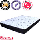 Cama Box + Colchão Viúva Espuma D33 Selada 128x188x62cm Antia