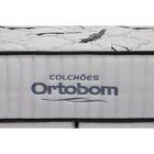 Cama Box  Highfoam Colchão Solteiro Ortobom Branco