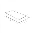 Cama Box  Highfoam Colchão Solteiro Ortobom Branco