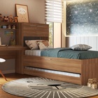 Cama Box Articulável E Cama Auxiliar 90 C/ Estação Israel Nog