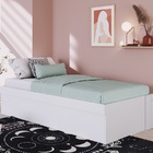 Cama Box Articulável Solteiro 90 Istambul Branco - Art In Móv