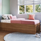 Cama Box Articulavel Solteiro 90 Istambul Nogal - Art In Móve