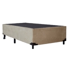 Cama Box Base Solteiro Com Auxiliar Semi Ortopedica Suede Are