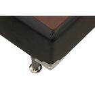 Cama Box Base Solteiro Universal Courano Nero Black (88x188x2