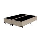 Cama Box Base Super King Suede(1.93x2.03) Cafecomleite