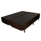 Cama Box Base Super King Suede(1.93x2.03) Tabaco