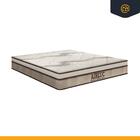 Cama Box Baú + Cabeceira Cassis E Colchão Casal Gazin Airluc