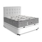 Cama Box Baú + Cabeceira Cassis E Colchão Casal - Probel - Ev