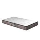 Cama Box Baú + Cabeceira Cassis E Colchão Solteiro Ortobom Li