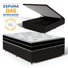 Cama Box Baú + Colchão Anjos De Espuma D45 Pillow In Ortoconf