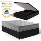 Cama Box Baú + Colchão Anjos De Molas Ensacadas Ultra Spring