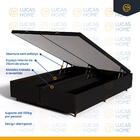 Cama Box Baú + Colchão Anjos De Molas Ensacadas Ultra Spring