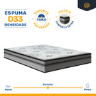 Cama Box Baú + Colchão Anjos Espuma D33 Pillow In Ortosleep V