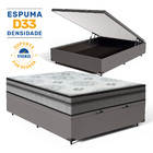 Cama Box Baú + Colchão Anjos Espuma D33 Pillow In Ortosleep V