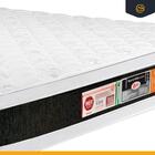 Cama Box Baú + Colchão Castor De Espuma D45 Black & White Sup