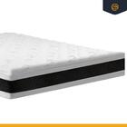 Cama Box Baú + Colchão Castor De Espuma D45 Black & White Sup