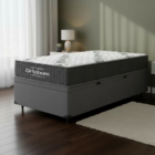 Cama Box Baú + Colchão De Espuma D33 Ortobom Airtech 100 Solt