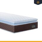 Cama Box Baú + Colchão De Espuma D33 Pillow Top Comfort Luxo