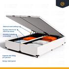 Cama Box Baú + Colchão De Espuma D33 Pillow Top Comfort Luxo