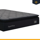 Cama Box Baú + Colchão De Espuma D45 Pillow Top Suport Prime