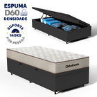 Cama Box Baú + Colchão De Espuma D60 Ortobom Force Dream Solt