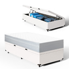 Cama Box Baú + Colchão De Molas Ensacadas Classic Maxx White