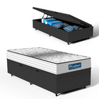 Cama Box Baú + Colchão De Molas Ensacadas Double Face Essence