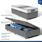 Cama Box Baú + Colchão De Molas Ensacadas Double Face Essence