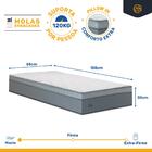 Cama Box Baú + Colchão De Molas Ensacadas Pillow In Elite Sol