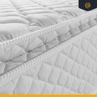 Cama Box Baú + Colchão De Molas Ensacadas Pillow Top Flora Qu