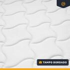 Cama Box Baú + Colchão De Molas Ensacadas Pillow Top Flora Qu