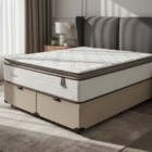 Cama Box Baú + Colchão De Molas Ensacadas Pillow Top Supreme