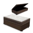 Cama Box Baú + Colchão De Solteiro Ortobom D45 Iso 150 78x188