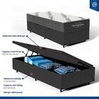 Cama Box Baú + Colchão Ortobom De Espuma D33 Airtech 100 Solt