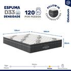Cama Box Baú + Colchão Ortobom De Espuma D33 Airtech Ortopill