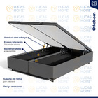 Cama Box Baú + Colchão Ortobom De Espuma D33 Airtech Ortopill