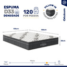 Cama Box Baú + Colchão Ortobom De Espuma D33 Airtech Ortopill