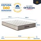 Cama Box Baú + Colchão Ortobom De Espuma D60 Double Face Forc