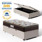 Cama Box Baú + Colchão Probel De Espuma D45 Guarda - costas P